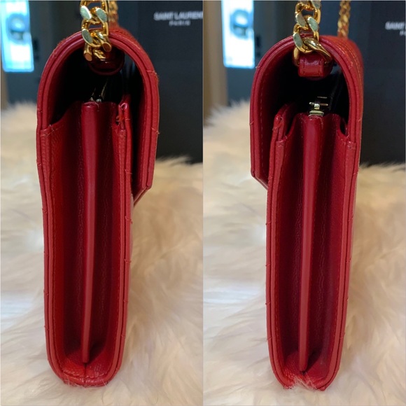 SOLD! YSL Grain de Poudre Wallet on Chain - Picture 7 of 14